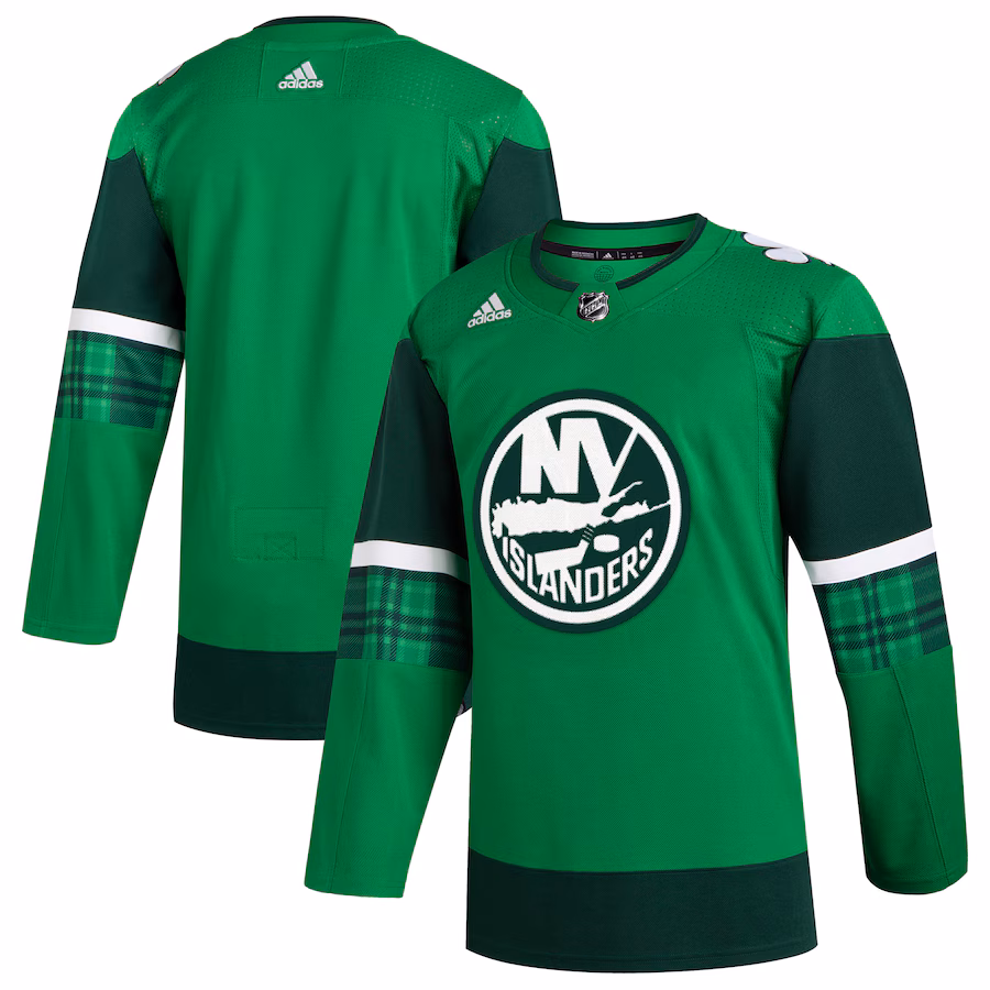 Men's New York Islanders adidas Kelly Green 2023 St. Patrick's Day Primegreen Authentic Jersey - Jersey