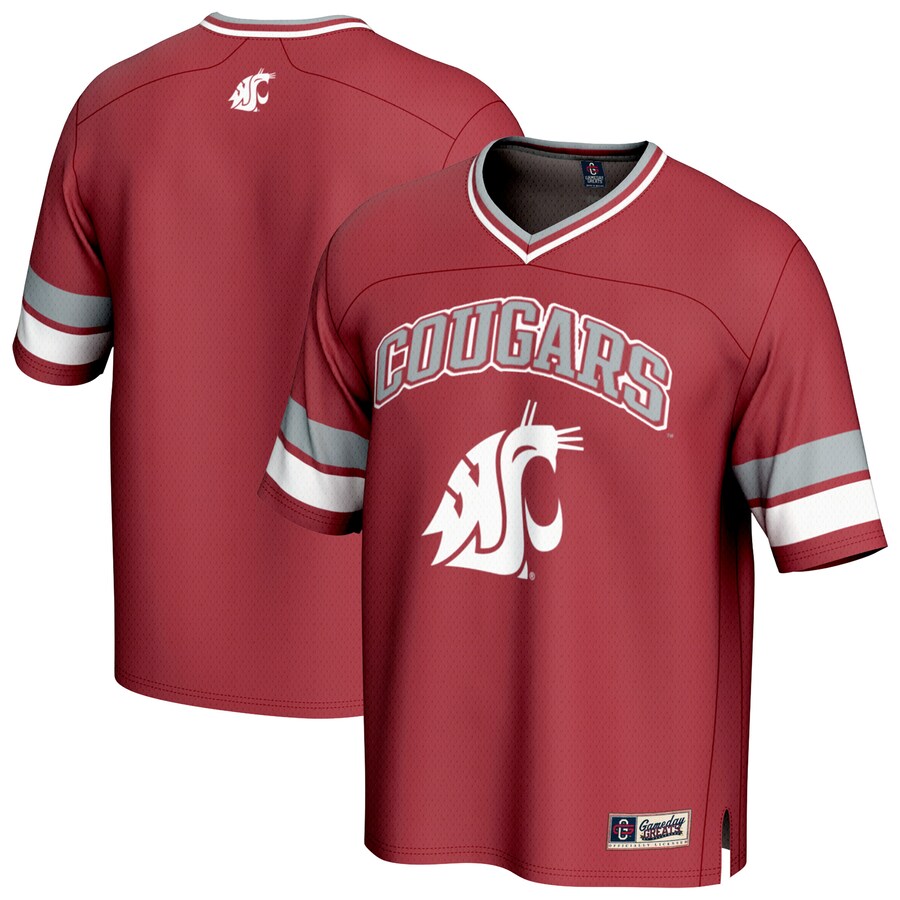 Youth GameDay Greats  Crimson Washington State Cougars Spirit Football Jersey - Jersey