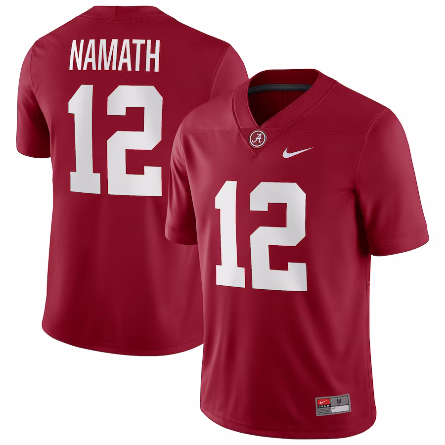 Joe Namath Alabama Crimson Tide Nike Alumni Player Jersey - Crimson - Jersey