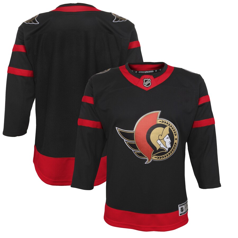 Youth Ottawa Senators Black Home Premier Jersey - Jersey