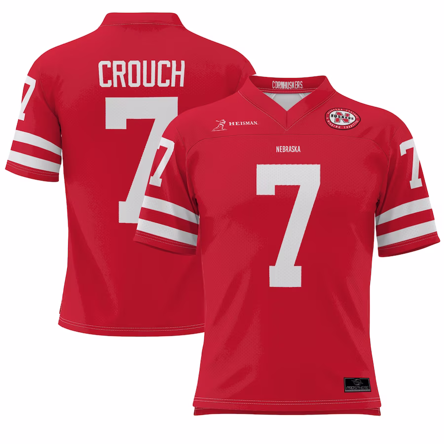 Eric Crouch Nebraska Huskers GameDay Greats Youth Heisman Football Jersey - Scarlet - Jersey