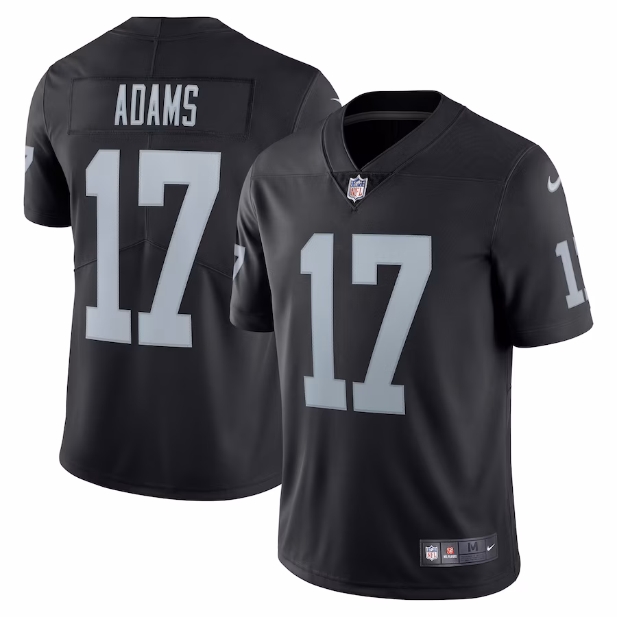 Men's Las Vegas Raiders Davante Adams Nike Black Vapor Limited Jersey - Jersey