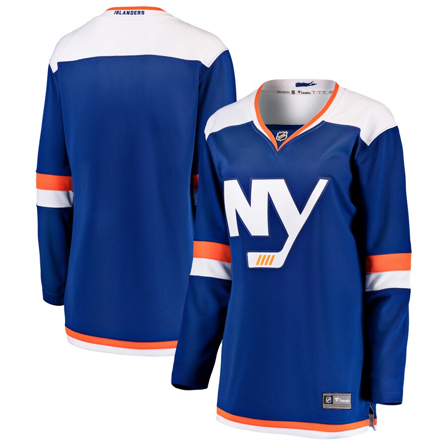 Women's New York Islanders Fanatics Branded Blue Alternate Breakaway Blank Jersey - Jersey