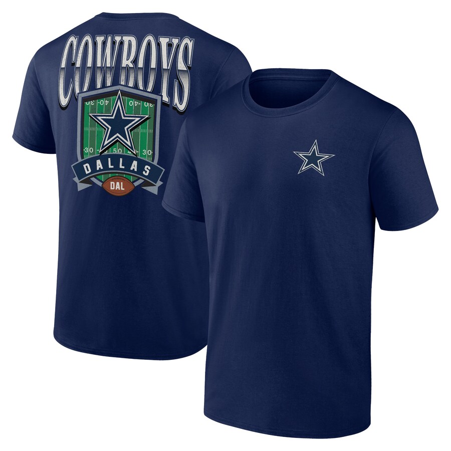 Men's Dallas Cowboys Navy Full Range T-Shirt - Jersey