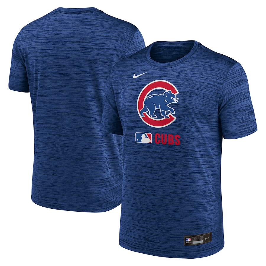 Men's Chicago Cubs Nike Royal Authentic Collection Velocity Performance Practice T-Shirt - Jersey