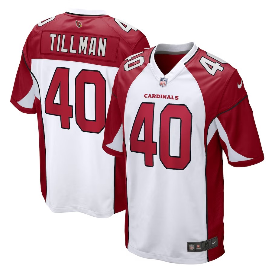 Men's Arizona Cardinals Pat Tillman Nike White Retired Player Game Jersey - Jersey