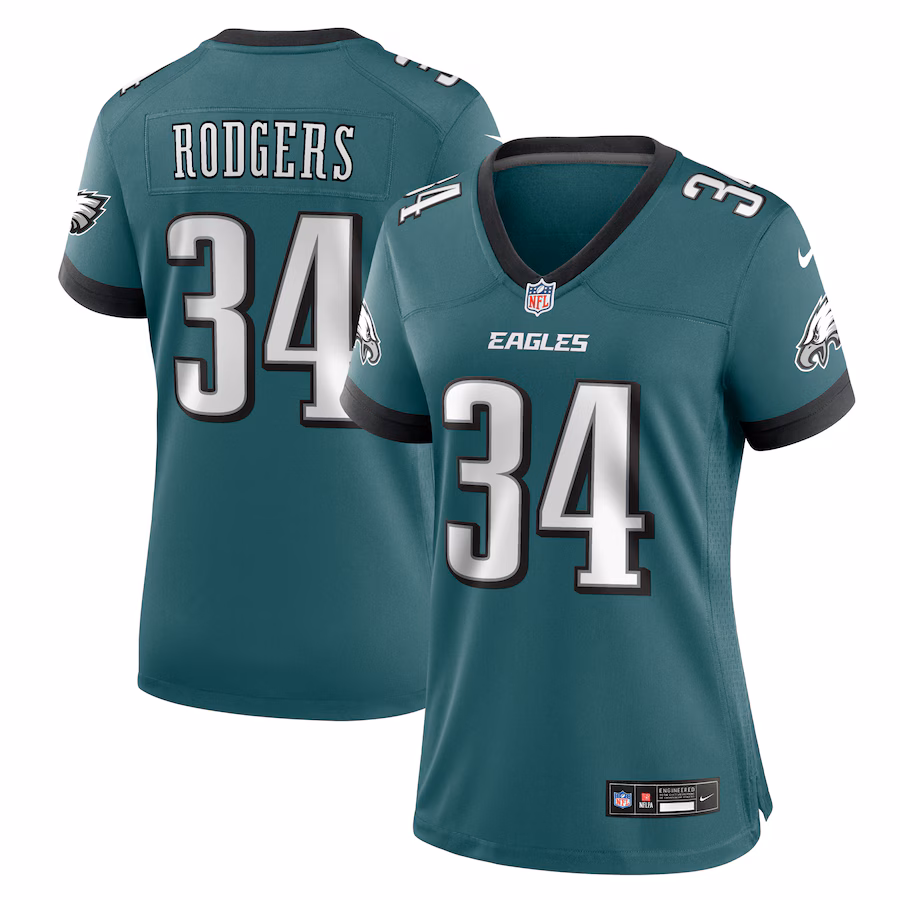 Women's Philadelphia Eagles Isaiah Rodgers Nike Midnight Green Team Game Jersey - Jersey