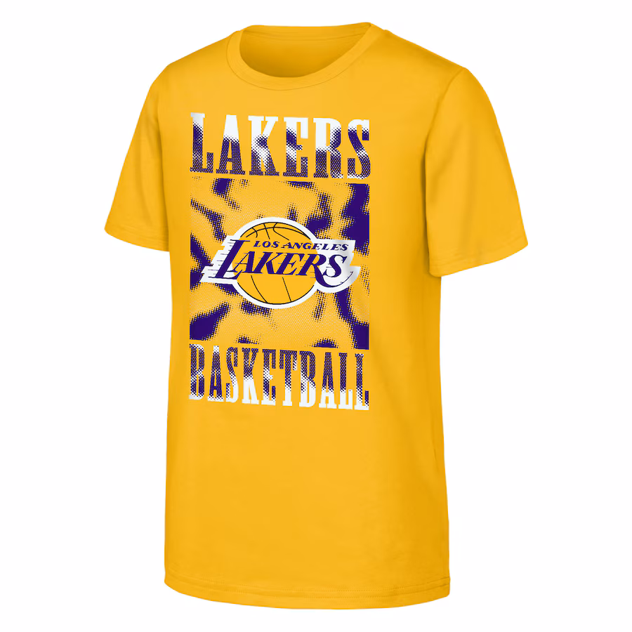 Youth Los Angeles Lakers  Gold Garage Hero T-Shirt - Jersey
