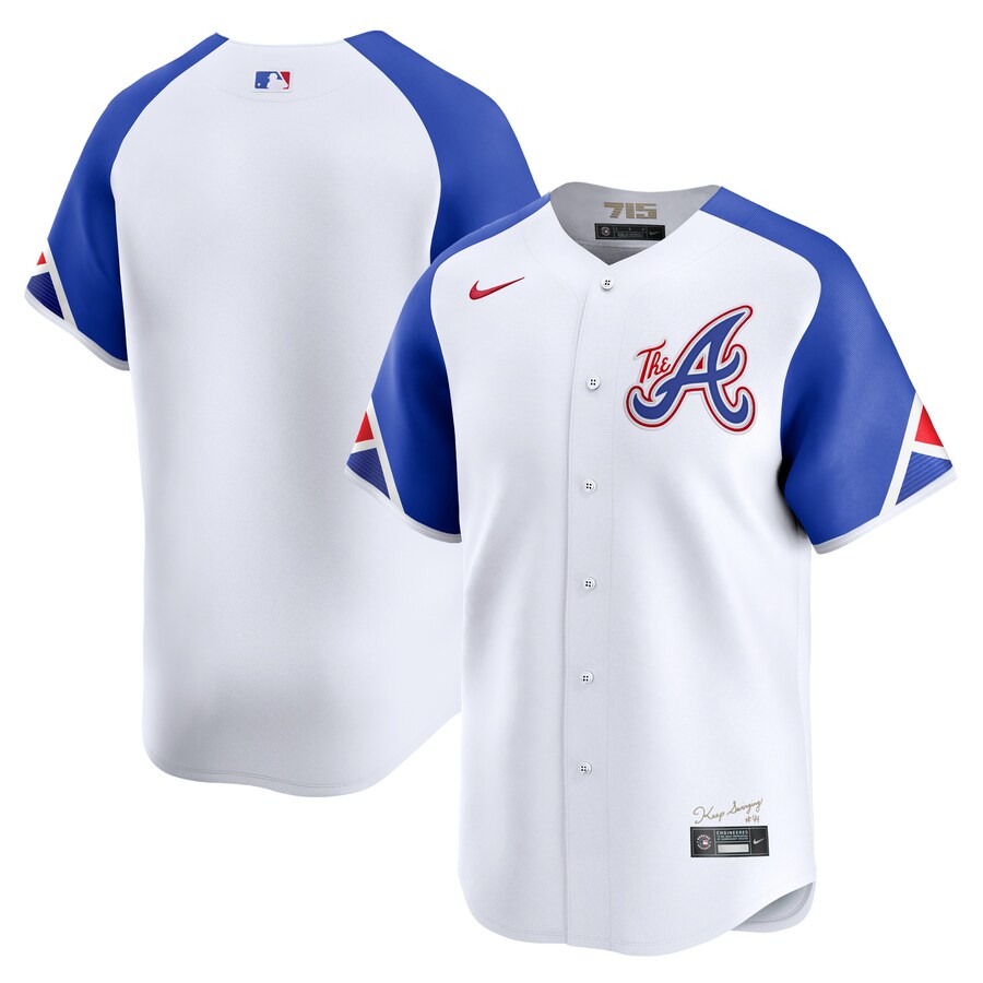 Men's Atlanta Braves  Nike White City Connect Limited Jersey - Jersey