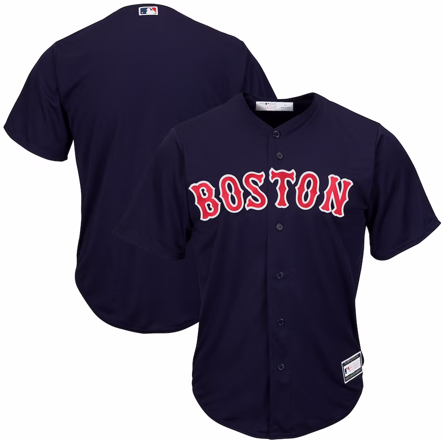 Men's Boston Red Sox Navy Big & Tall Replica Team Jersey - Jersey