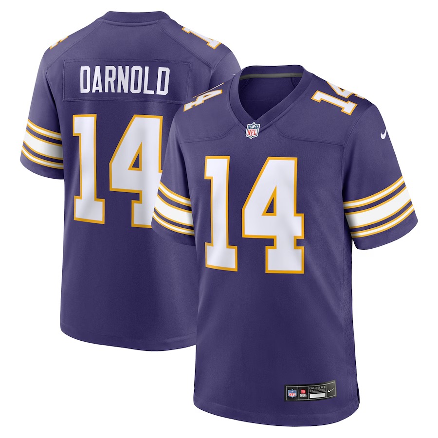 Men's Minnesota Vikings Sam Darnold Nike Purple Alternate Game Jersey - Jersey