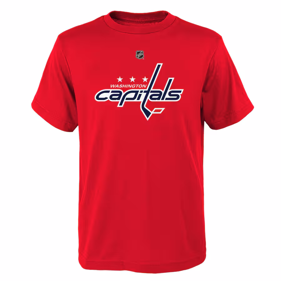 Youth Washington Capitals Red Primary Logo T-Shirt - Jersey