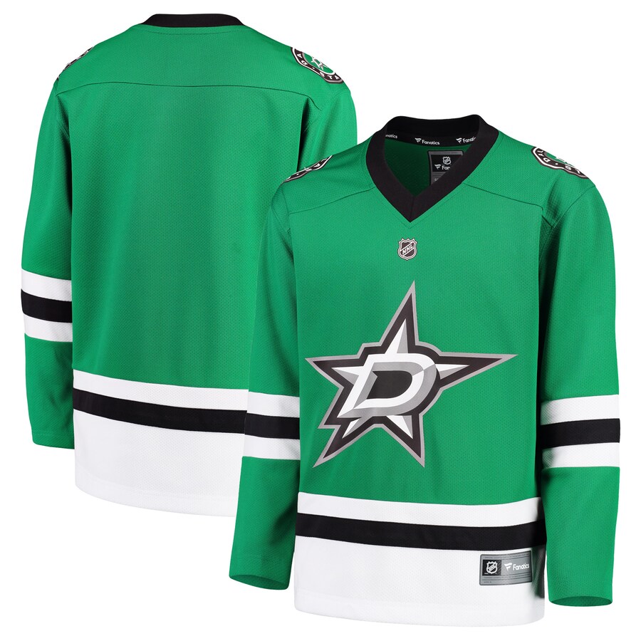 Youth Dallas Stars Fanatics Branded Green Home Replica Blank Jersey - Jersey