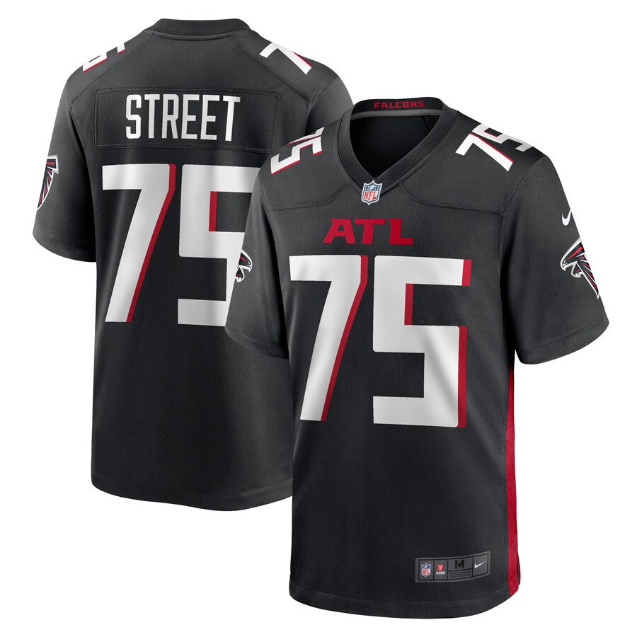 Men's Atlanta Falcons Kentavius Street Nike  Black  Game Jersey - Jersey