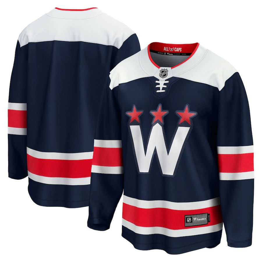 Men's Washington Capitals Fanatics Navy Alternate Premier Breakaway Jersey - Jersey