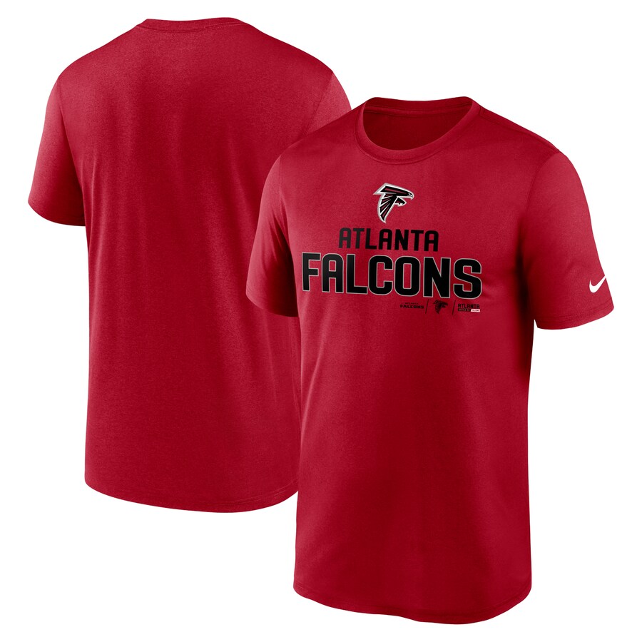 Men's Atlanta Falcons Nike Red Legend Community Performance T-Shirt - Jersey