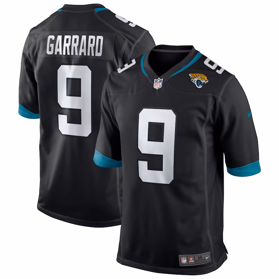 Men's Jacksonville Jaguars David Garrard Nike Black Game Retired Player Jersey - Jersey