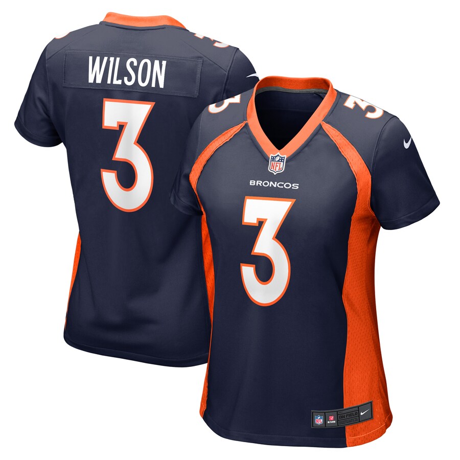Women's Denver Broncos Russell Wilson Nike Navy Player Jersey - Jersey