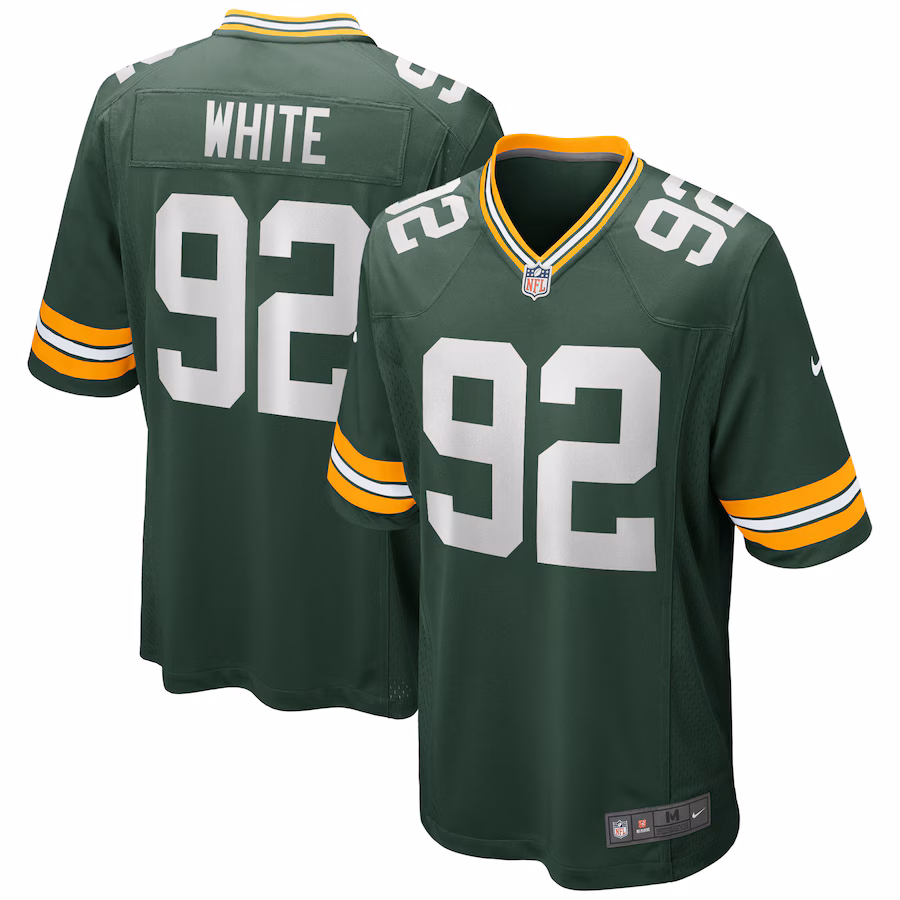 Men's Green Bay Packers Reggie White Nike Green Game Retired Player Jersey - Jersey