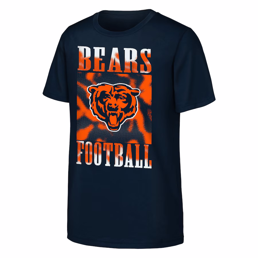 Youth Chicago Bears  Navy Garage Hero T-Shirt - Jersey