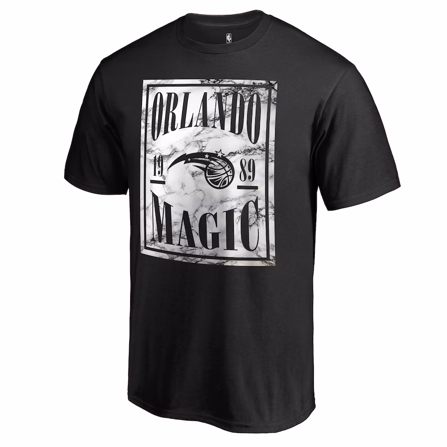 Men's Orlando Magic Black Court Vision T-Shirt - Jersey