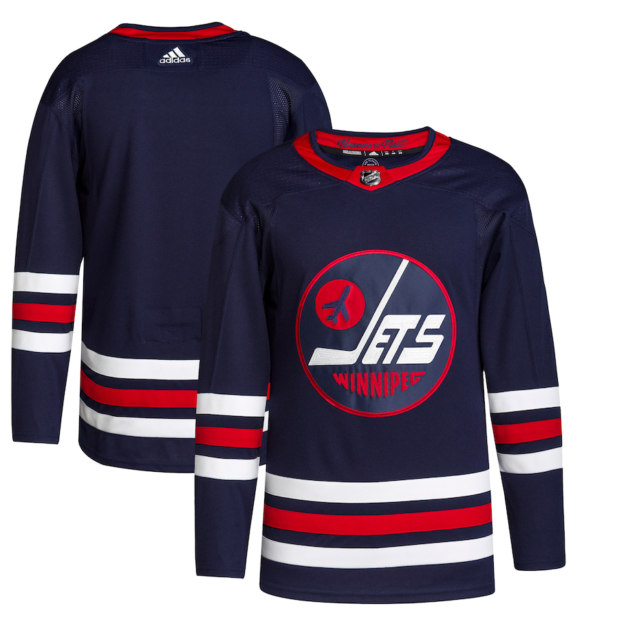 Men's Winnipeg Jets adidas Navy 2021/22 Alternate Primegreen Authentic Jersey - Jersey