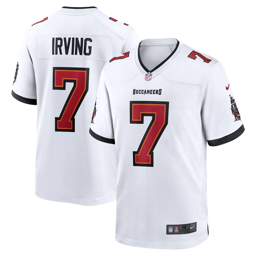 Men's Tampa Bay Buccaneers Bucky Irving Nike White Game Jersey - Jersey