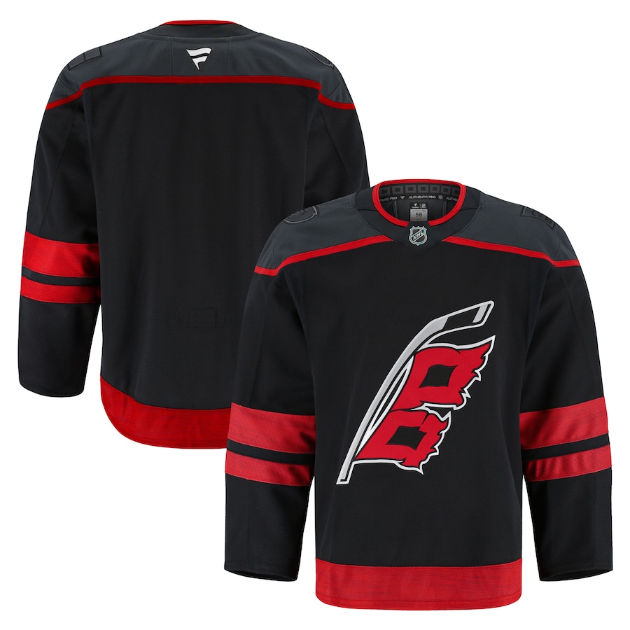 Men's Carolina Hurricanes Fanatics Black Home Authentic Pro Jersey - Jersey