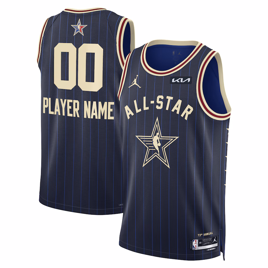 Unisex Jordan Brand Navy 2024 NBA All-Star Game Swingman Custom Jersey - Jersey