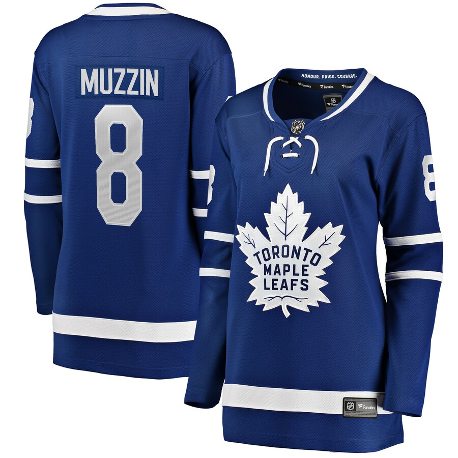 Women's Toronto Maple Leafs Jake Muzzin Fanatics Branded Blue Home Breakaway Player Jersey - Jersey