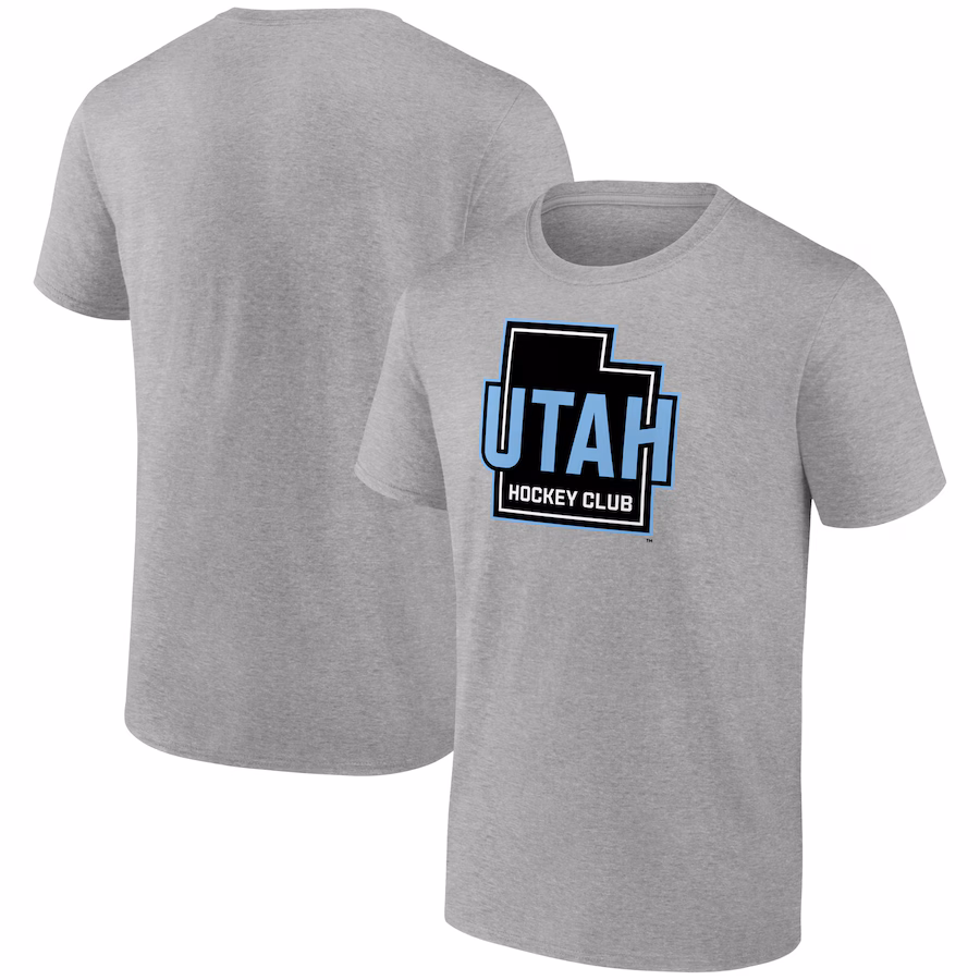 Men's Utah Hockey Club Heather Gray Tertiary T-Shirt - Jersey
