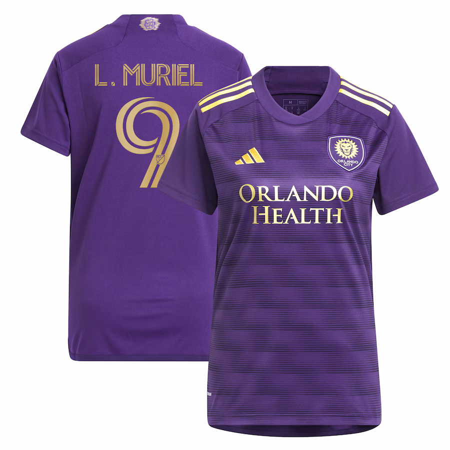 Women's Orlando City SC Luis Muriel adidas Purple 2024 The Wall Kit Replica Player Jersey - Jersey