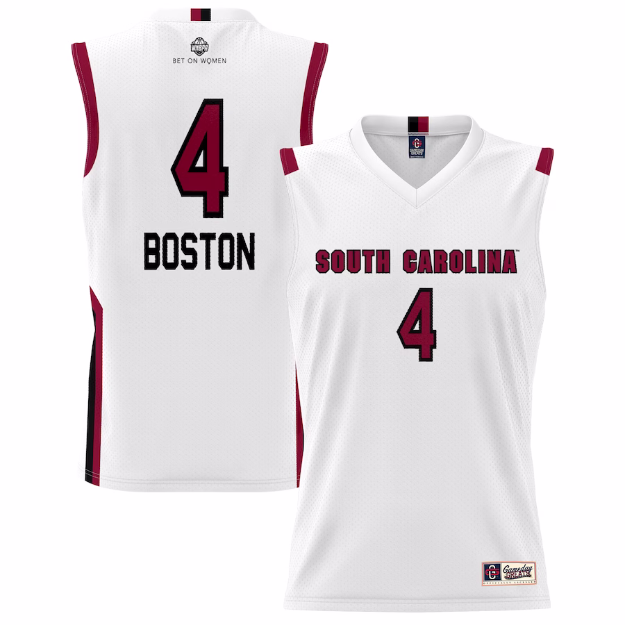 Aliyah Boston South Carolina Gamecocks GameDay Greats Youth Lightweight Basketball Alumni Jersey - White - Jersey