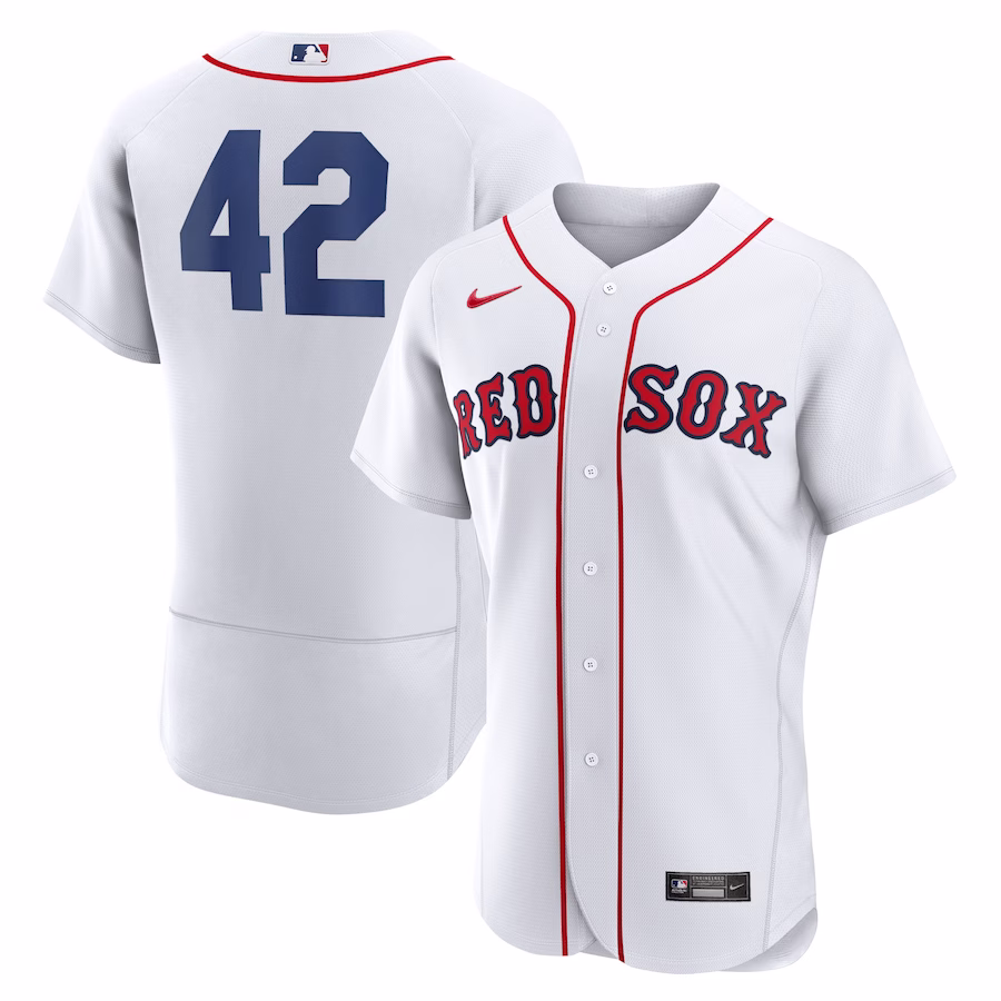 Men's Boston Red Sox Nike White 2023 Jackie Robinson Day Authentic Jersey - Jersey