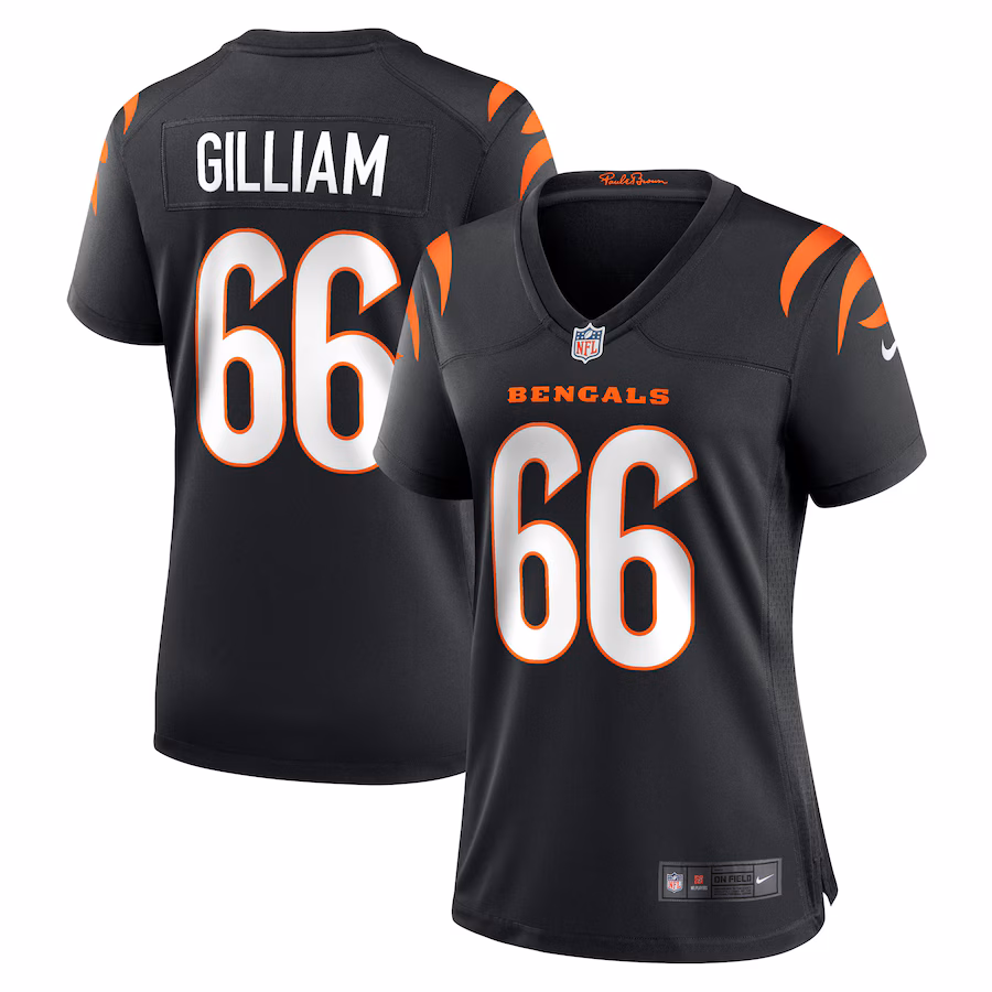 Women's Cincinnati Bengals Nate Gilliam Nike Black Game Player Jersey - Jersey