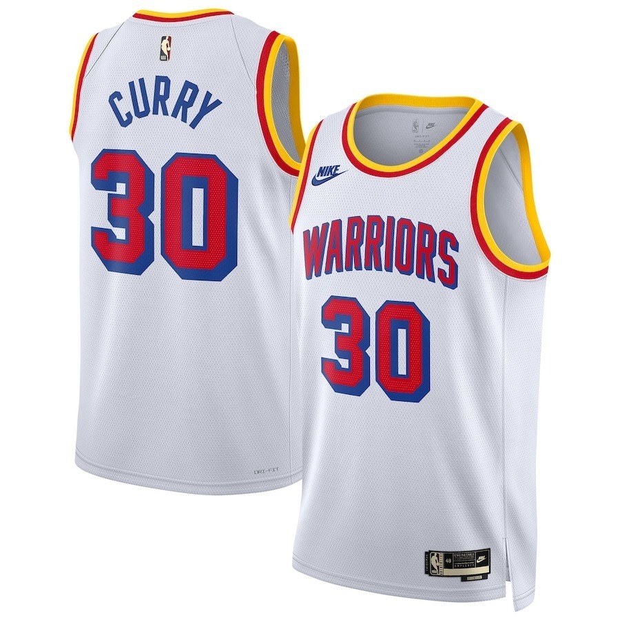 Unisex Golden State Warriors Stephen Curry Nike White 2024/25 Swingman Jersey - Classic Edition - Jersey