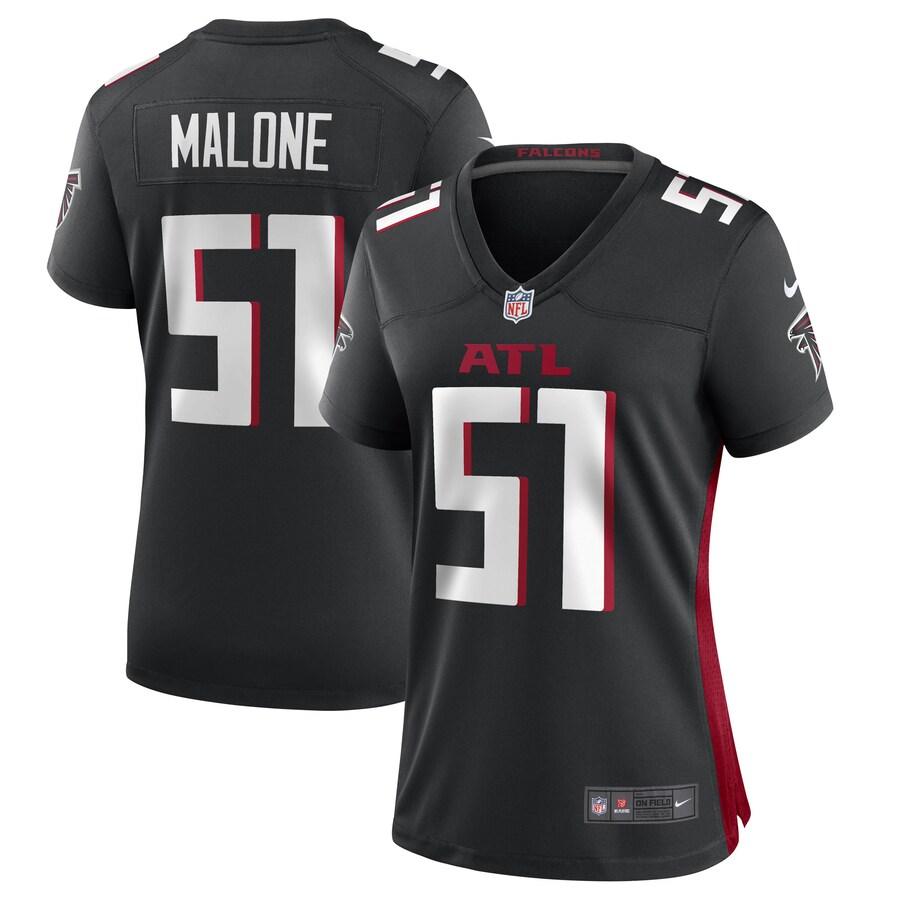 Women's DeAngelo Malone Atlanta Falcons Nike Black Game Player Jersey - Jersey