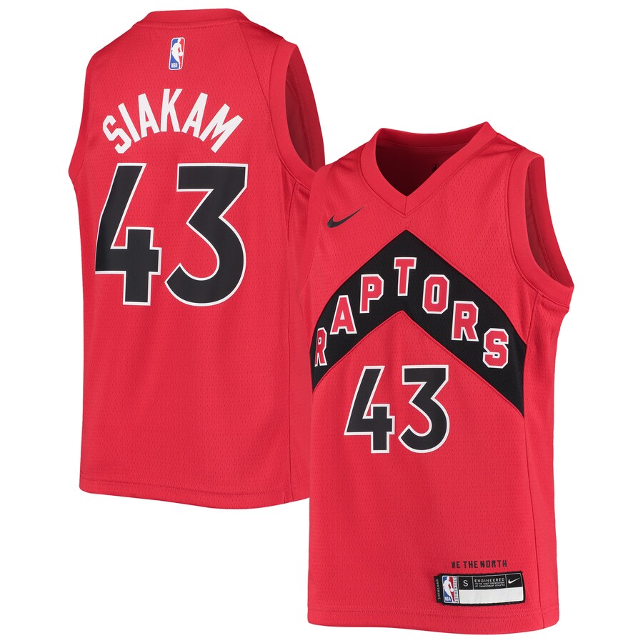 Youth Toronto Raptors Pascal Siakam Nike Red Swingman Jersey - Icon Edition - Jersey