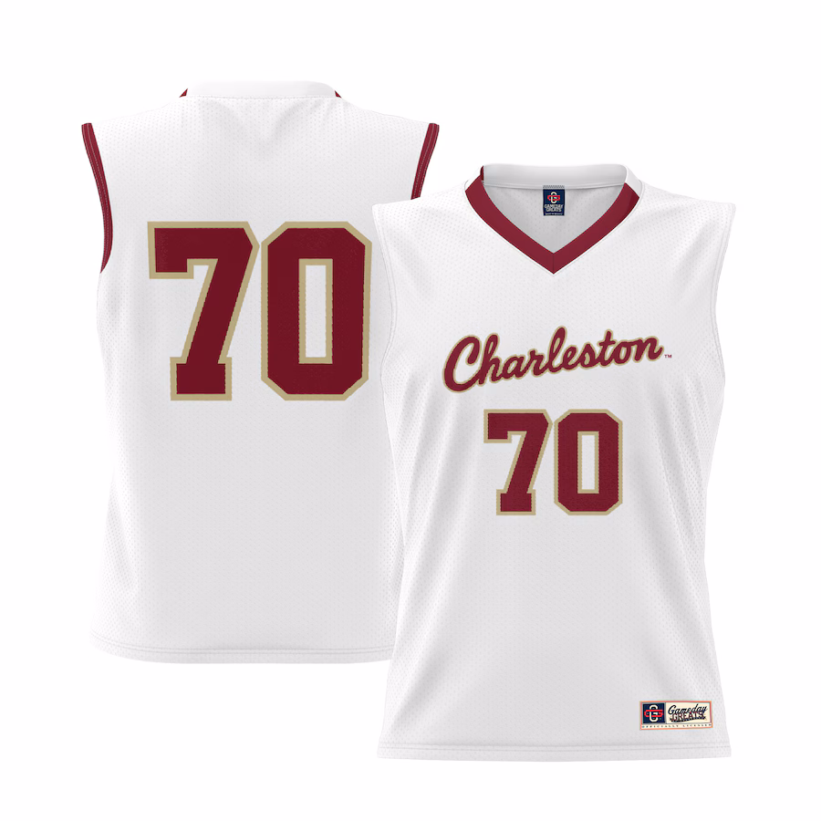 Youth GameDay Greats #70 White Charleston Cougars Lightweight Basketball Jersey - Jersey