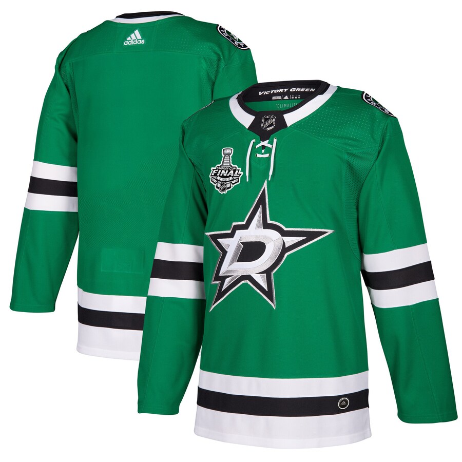 Men's Dallas Stars adidas Kelly Green 2020 Stanley Cup Final Bound Authentic Patch Jersey - Jersey