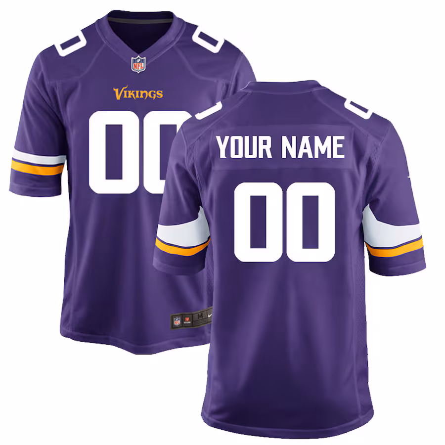 Nike Minnesota Vikings Youth Custom Game Jersey - Jersey