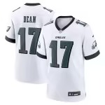 Men's Philadelphia Eagles Nakobe Dean Nike White White Game Jersey - Jersey