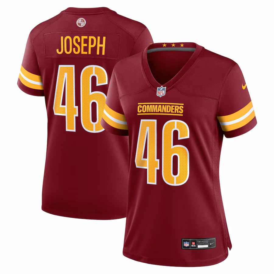 Women's Washington Commanders Greg Joseph Nike Burgundy Team Game Jersey - Jersey