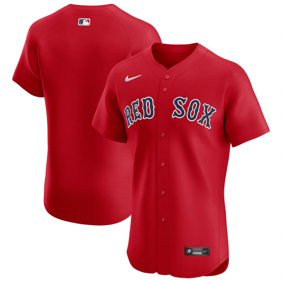 Men's Boston Red Sox Nike Red Alternate Elite Jersey - Jersey
