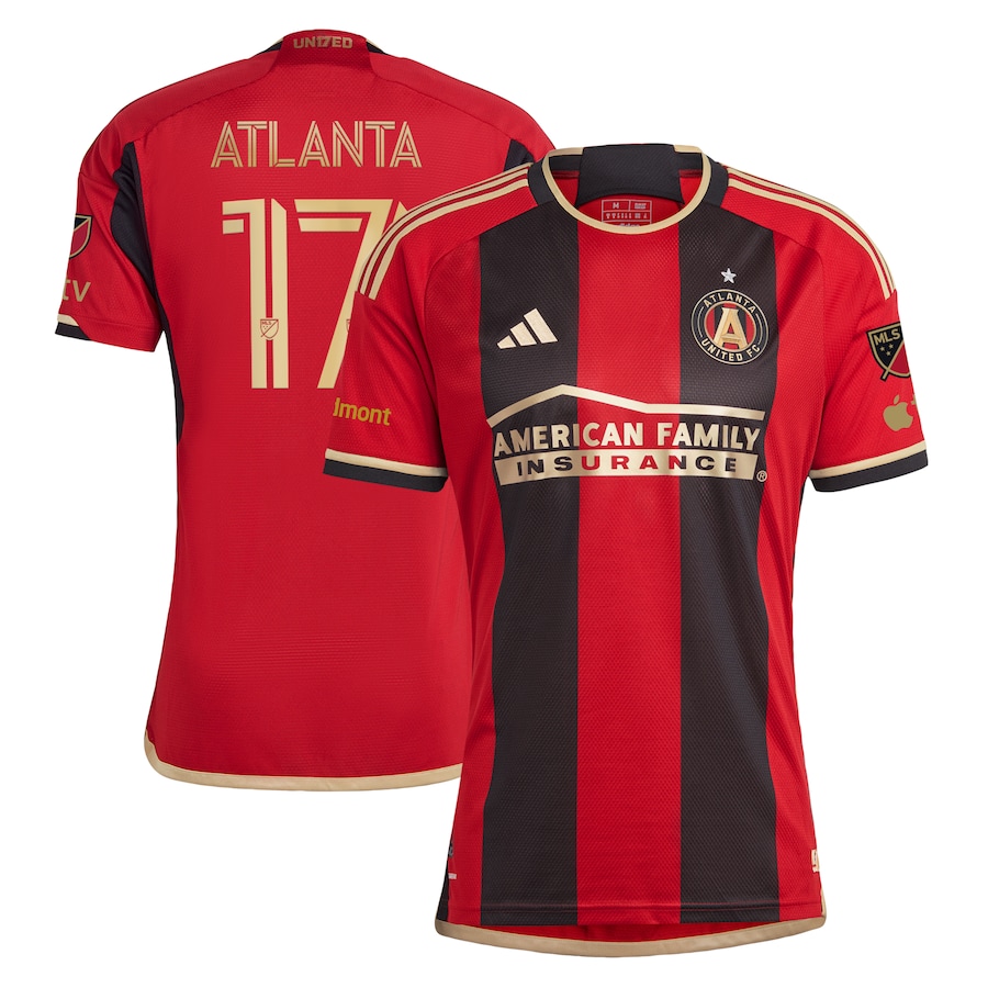 Men's Atlanta United FC adidas Black 2023 The 17s' Kit Authentic Jersey - Jersey