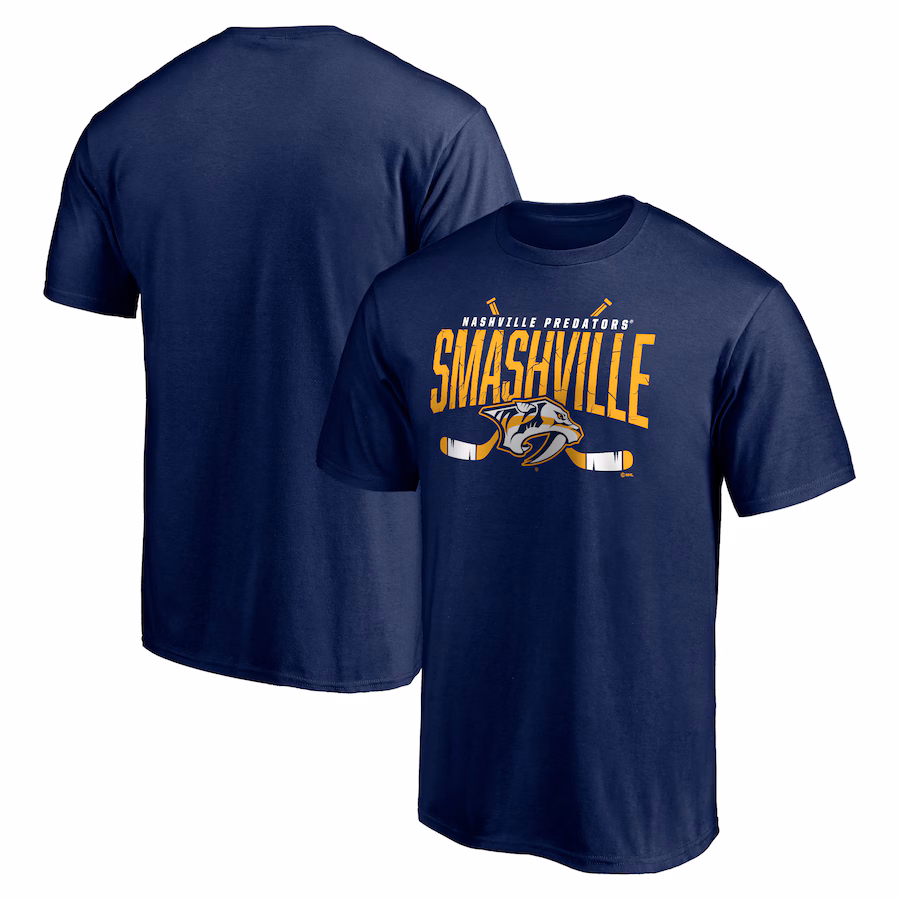 Men's Nashville Predators Navy Core Hometown T-Shirt - Jersey