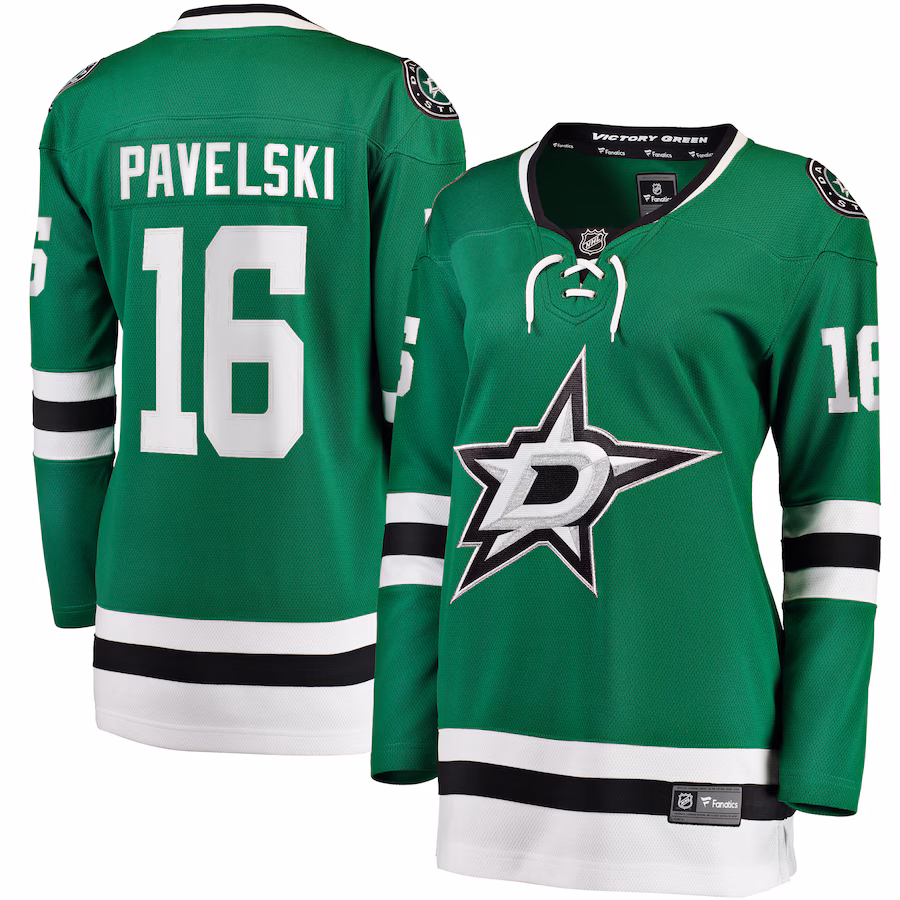 Women's Dallas Stars Joe Pavelski Fanatics Kelly Green Breakaway Home Player Jersey - Jersey