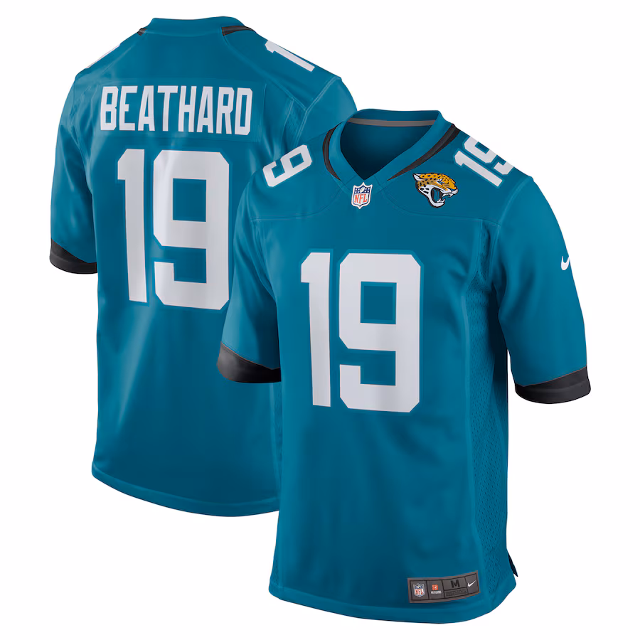 Men's Jacksonville Jaguars C.J. Beathard Nike Teal Team Game Jersey - Jersey