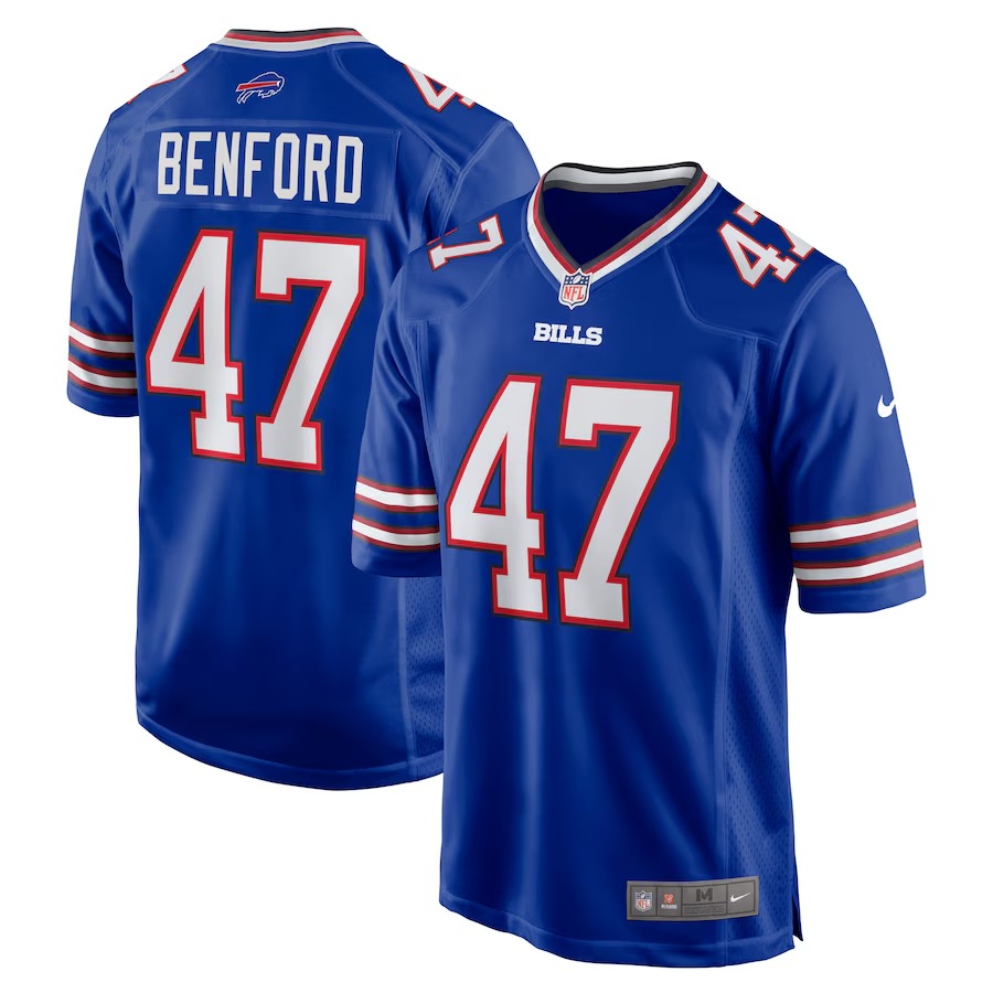Men's Buffalo Bills Christian Benford Nike Royal Game Jersey - Jersey