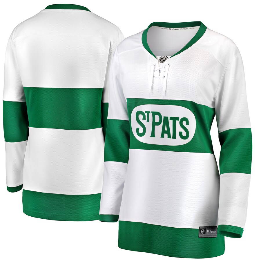 Women's Toronto St. Pats Fanatics Branded White Premier Breakaway Jersey - Jersey
